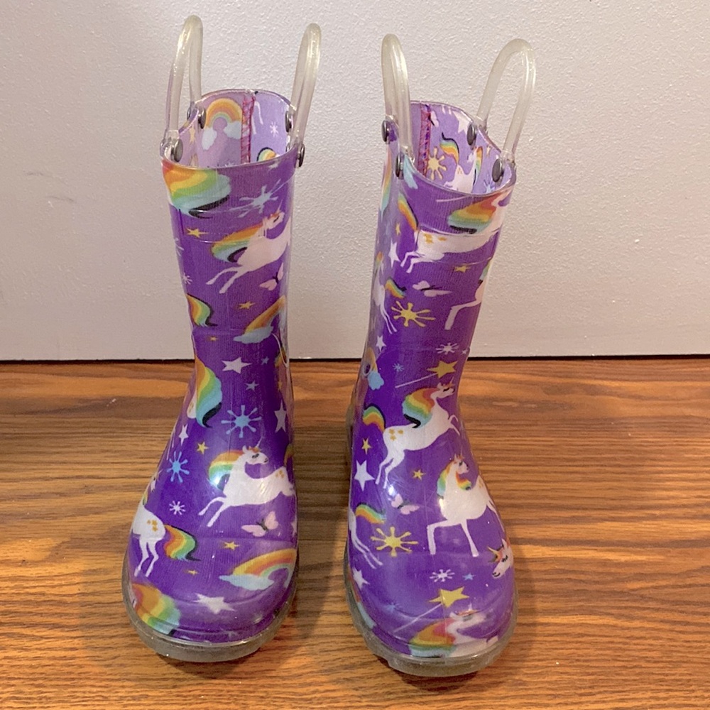 Western Chief light up girls rainboots